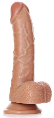Gode réaliste BALLS CURVED RealRock 12.5 x 3.6cm Latino