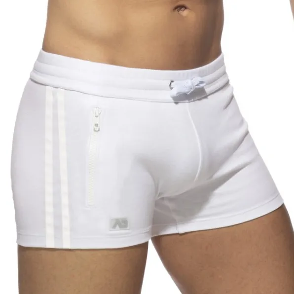 Addicted Short ZIP POCKETS SPORTS Blanc