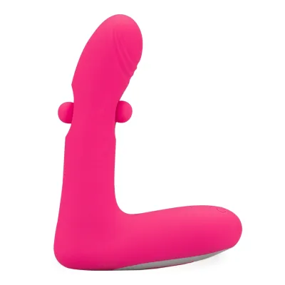 Vibromasseur anal Stimulateur de prostate vibrant et massant Mateo - Rose