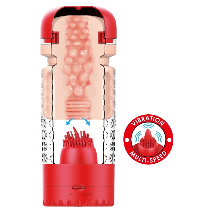 Masturbateur automatique THERESA Pussy Rouge