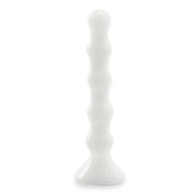 Gode godemichet en verre Lagoon gode vaginal ou anal homme ou femme - Blanc