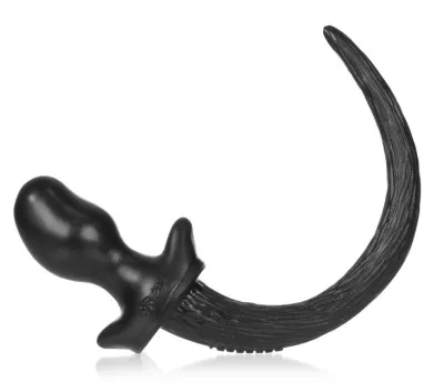 Plug Queue Puppy Tail Oxballs PUG 8 x 4.4cm Noir