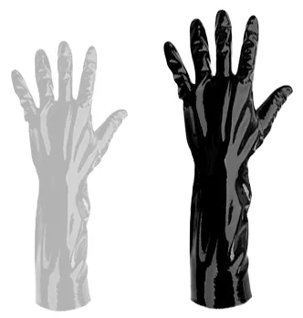 Gants en Latex PROWLER RED Extra Larges Noir