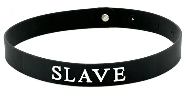 Collier en silicone SLAVE