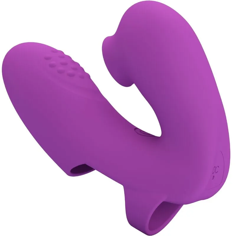 Stimulateur Clitoridien Pretty Love Doigt Vibrant Violet