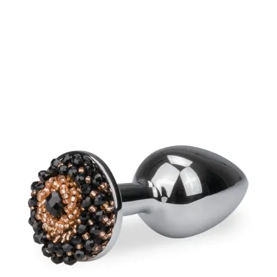 Rosebud plug anal avec perles
