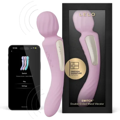 Wand 2-en-1 Switch de Lelo - 8,3 cm Rose