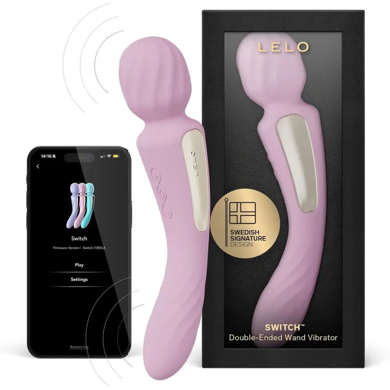 Wand vibrant connecté 2-en-1 Switch Lelo