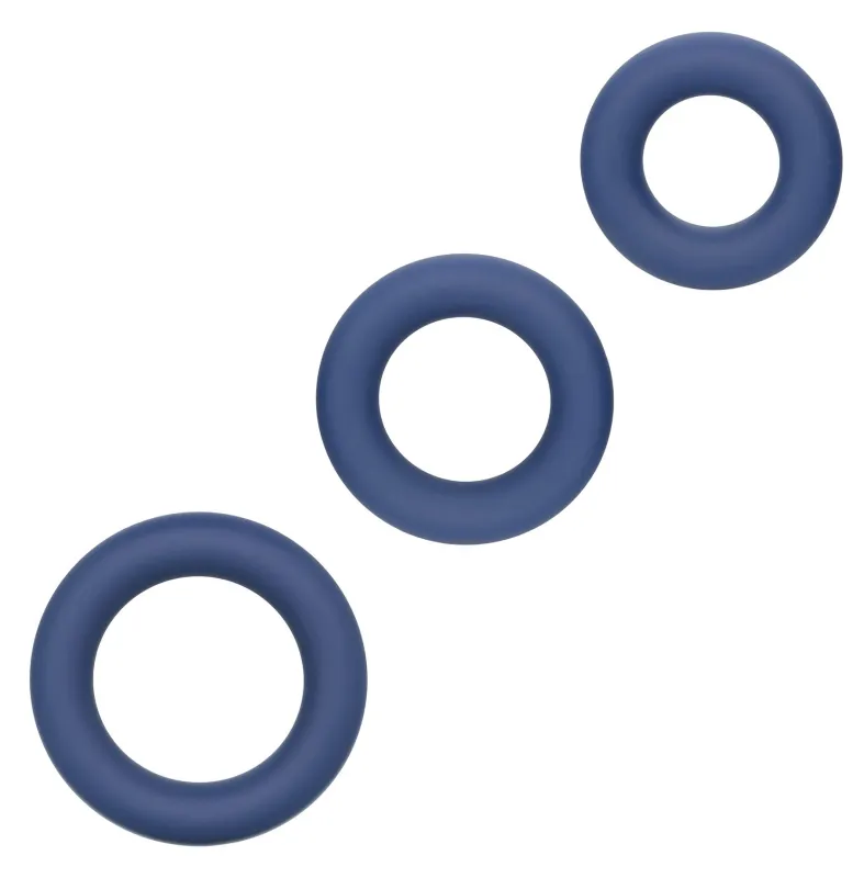 Lot de 3 Cockrings LINK UP Bleus