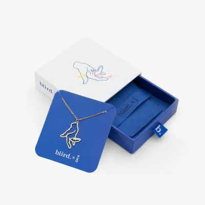 Collier jouissance club Biird - Longueur chaîne : 50 cm