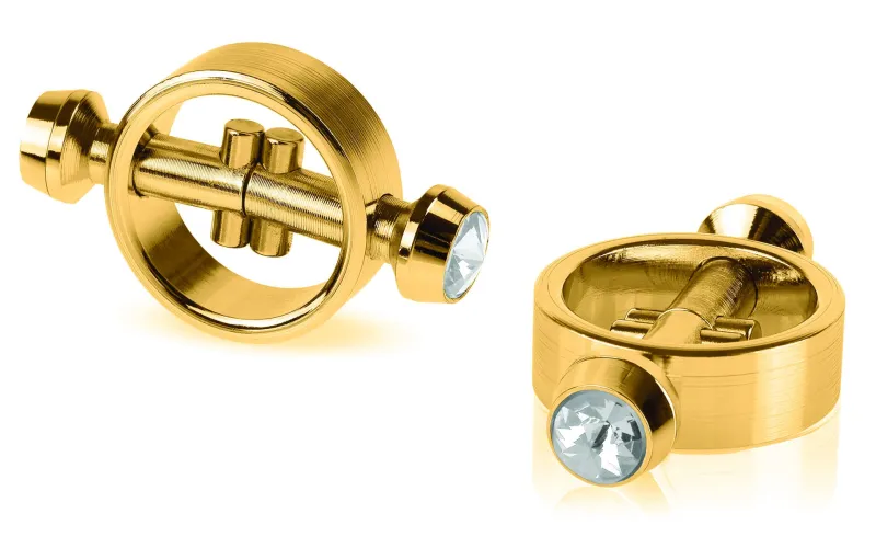 Pinces Rondes pour tétons MAGNETIC GOLD