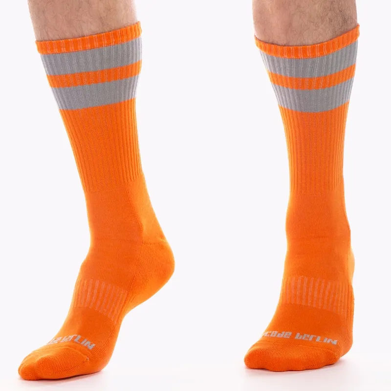 Chaussettes GYM SOCKS Orange-Gris