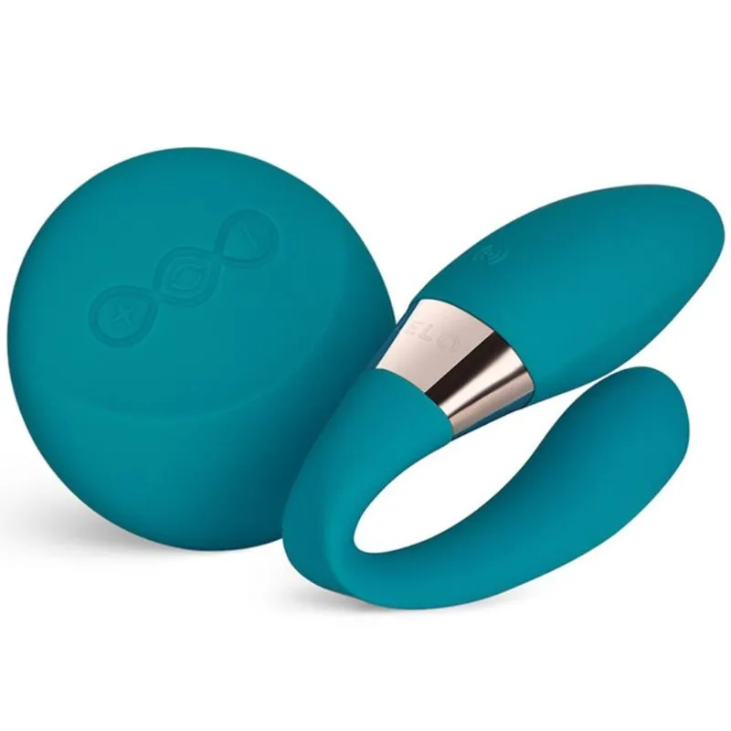 Vibromasseur couple télécommandé Tiani Duo bleu - Lelo