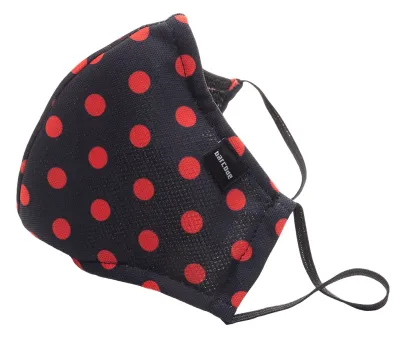 Masque Filtrant C95 MAJOR GENERAL MICHELINHO Noir et Rouge