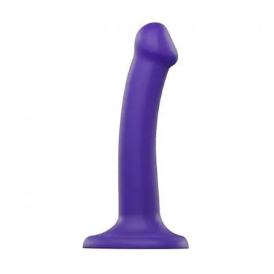 Dildo ventouse Dual Density - Large Violet