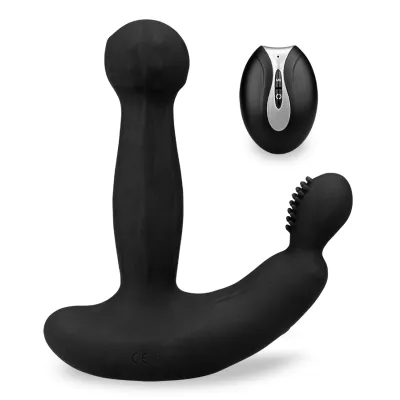 Vibromasseur anal Stimulateur prostatique télécommandé Wow - Noir