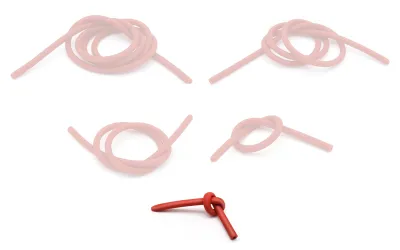 BDSMaster Tuyau flexible pour Seringue PIPE FLEX S 30cm