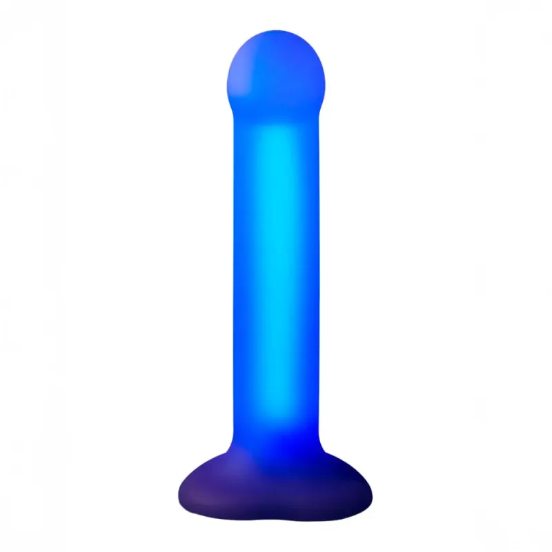 Dildo lumineux Strap-on-Me - 18 cm