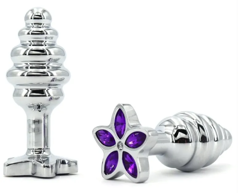 Plug Bijou STAR 6.5 x 2.8cm Violet