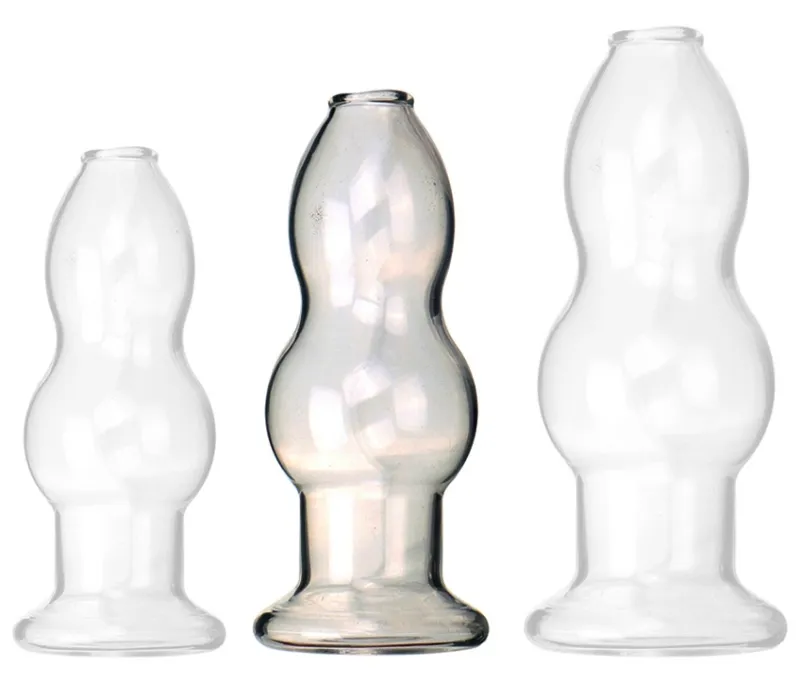 Plug creux en verre HOLL'EAU M 10 x 4.5cm
