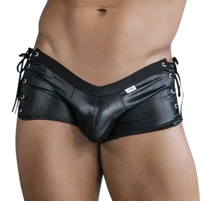 CandyMan Boxer sexy avec lacets TIRENIS Noir