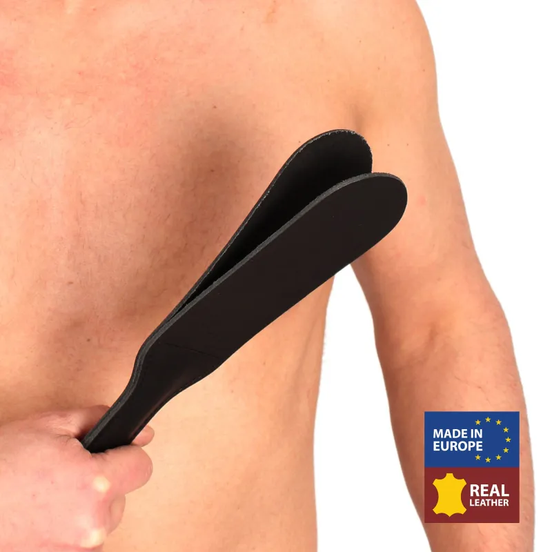Paddle en cuir DOUBLE 31cm