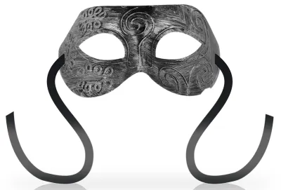 Masque OHMAMA Motifs grecs Argent