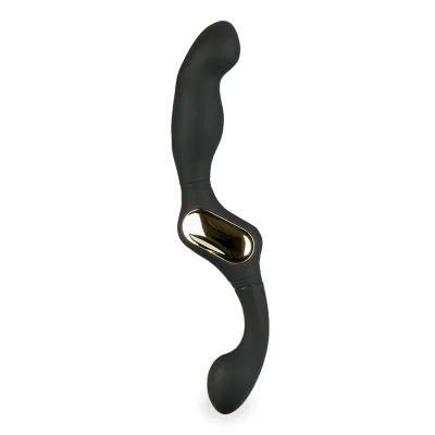 Vibromasseur anal Stimulateur de prostate double embout vibrant et massant Tilos - Noir