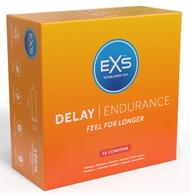 Préservatifs retardants DELAY ENDURANCE x48