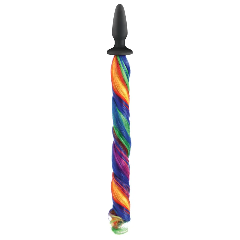 Plug Anal Unicorn Tails Rainbow