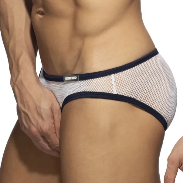 Addicted Mini slip FEVER MESH Blanc