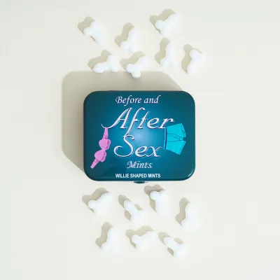 Pastilles à la menthe dans leur boîte coquine -