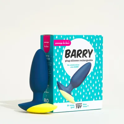 Plug anal vibrant Barry - base 7,8 cm