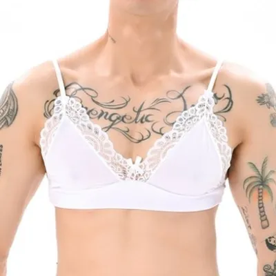 Soutien-Gorge LACE BORDER Blanc