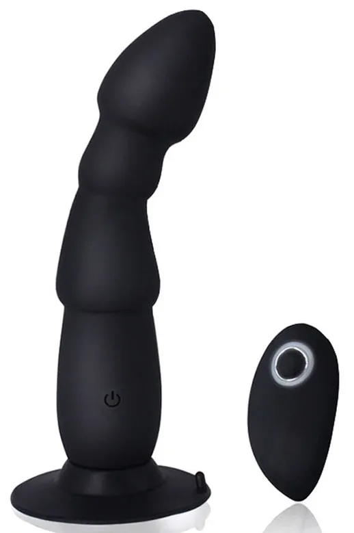 Plug vibrant en silicone TRIZAN 18 x 4cm