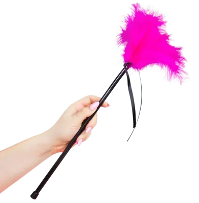 Plumeau érotique Corps 40 cm rose - Secret Play
