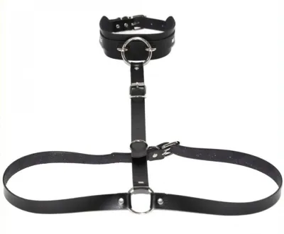 Collier Sm + Ceinture BELT STRICT Noir