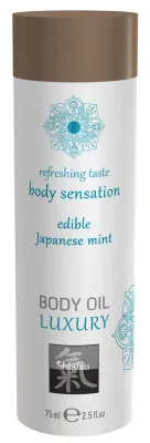 Huile de massage Comestible - MENTHE JAPONAISE 75 ml