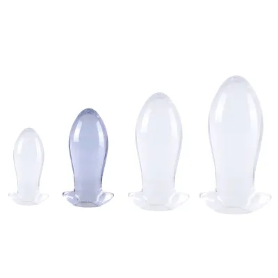 Plug EGG CLEAR M 11.5 x 5cm Transparent