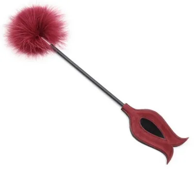 Cravache-Plumeau VICTORIA Pourpre 43cm