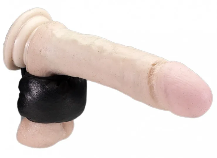 Ballstretcher en cuir lesté 420 grammes Noir
