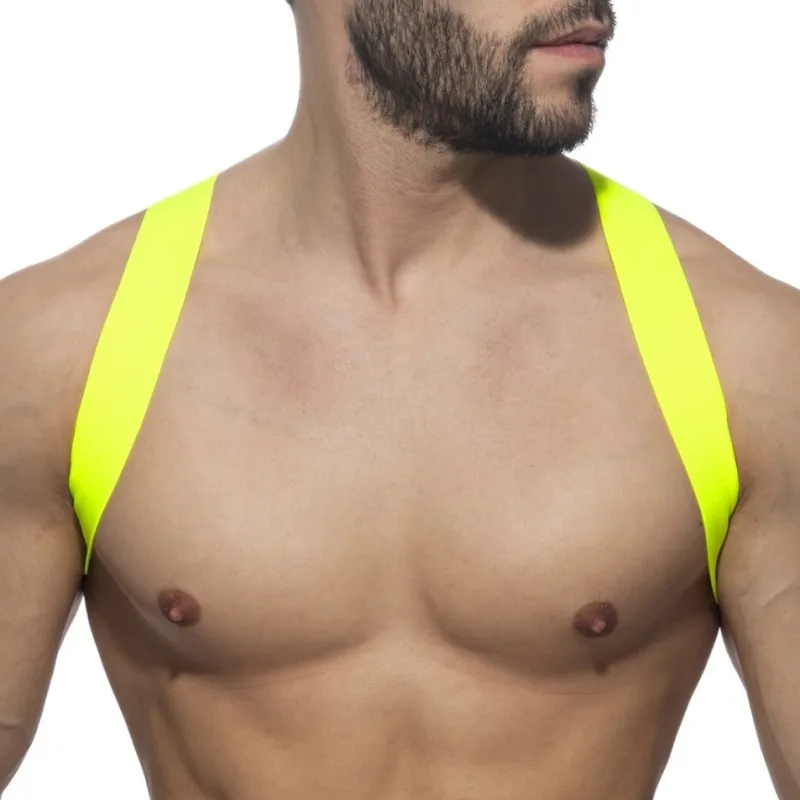 Harnais élastique SPIDER NEON Jaune