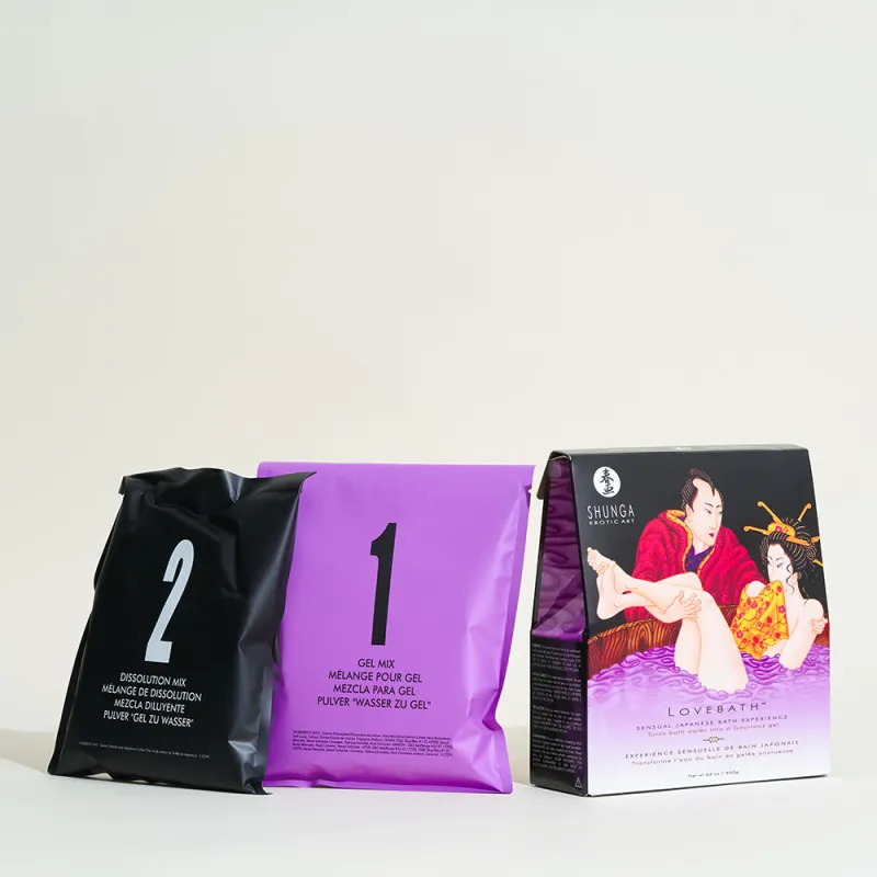 Gel de bain Lovebath Shunga -   Lotus violet