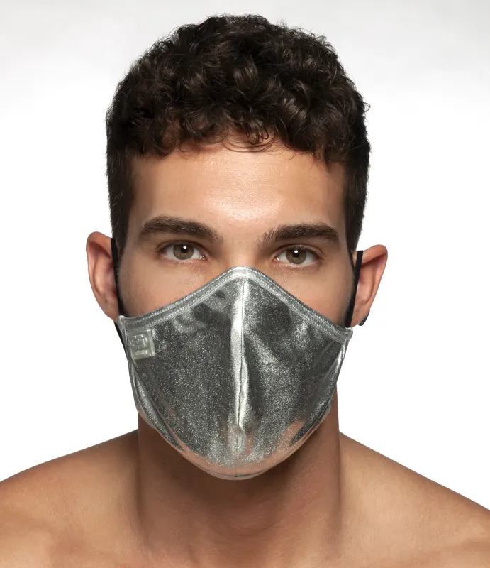 Masque en tissu Party Argent