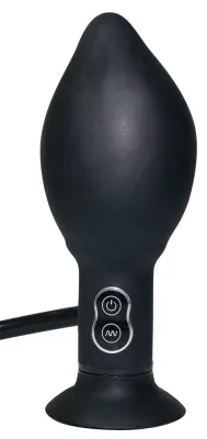 Plug vibrant et gonflable TRUE VIBES 16 x 4.6cm