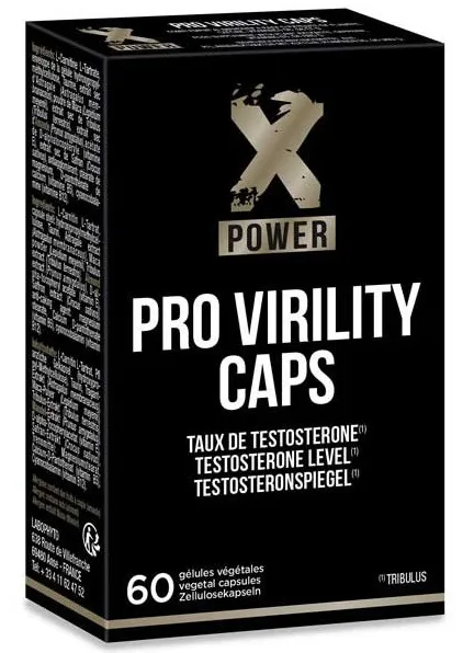 Stimulant d'érection PRO VIRILITY CAPS XPower 60 Gélules