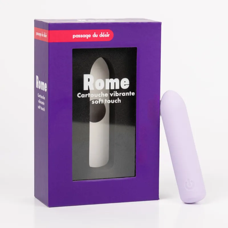 Cartouche vibrante soft touch Rome - 9,7 cm