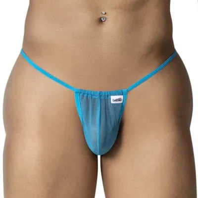 CandyMan String sexy CLEROS Bleu turquoise