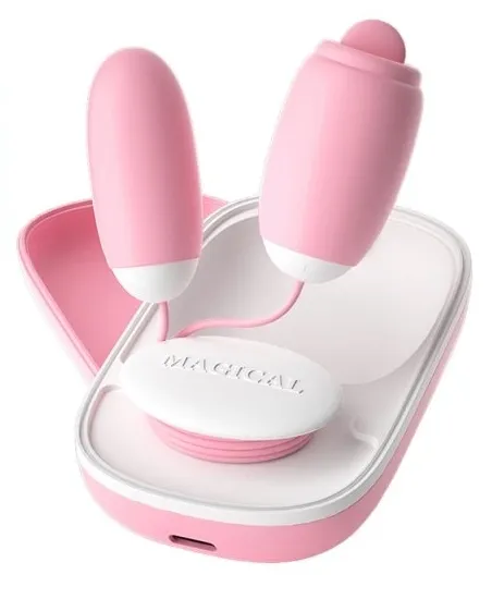 Double Stimulateur MAGICAL TONGUE 5 x 2cm