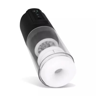 Masturbateur triple stimulation CX10 de Cruizr - 12,5 cm